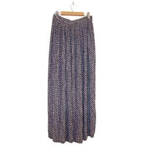 Petite studio black and white print maxi skirt